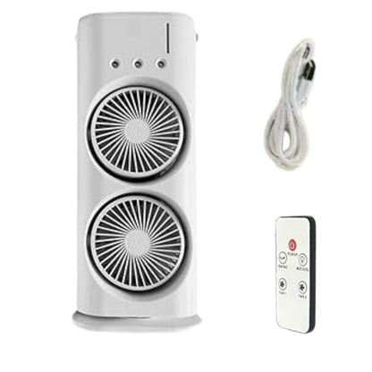 Double ventilateur pulvérisateur portable, rechargeable USB®
